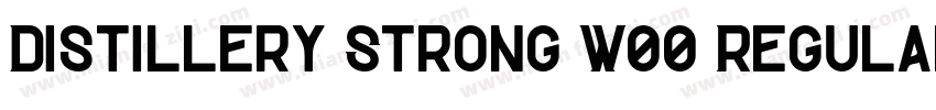 Distillery Strong W00 Regular字体转换